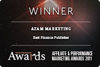 Azam was a winner of the Best Finance Publisher Award and Highly Commended Best Lead Generation Campaign