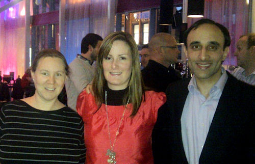 Some of the Azam Marketing Team at Conversion Thursday Manchester - Karen Clayton, Sinead Hernen & Nadeem Azam