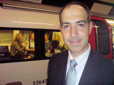 Consultant I met at Tottenham Court Road underground station catching Northern Line train